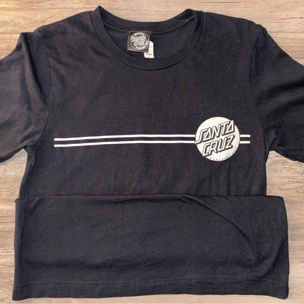 Santa Cruz Black Graphic T-Shirt